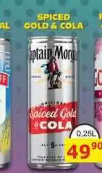 BENE Nápoje Captain Morgan & COLA 0,25L míchaný nápoj v plechu nabídka