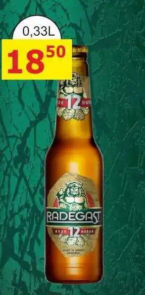 BENE Nápoje Radegast Ryze Hořká 12, světlý ležák nabídka