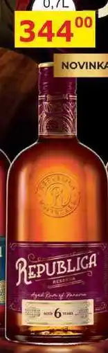 BENE Nápoje REPUBLICA RESERVA 6 YEARS nabídka