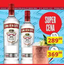 BENE Nápoje Smirnoff Vodka nabídka