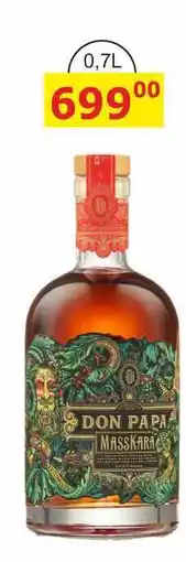 BENE Nápoje Don Papa Masskara 0,7l 40% nabídka
