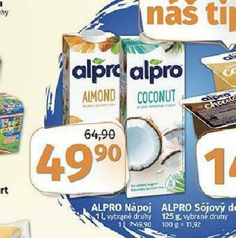 Coop Alpro nápoj nabídka