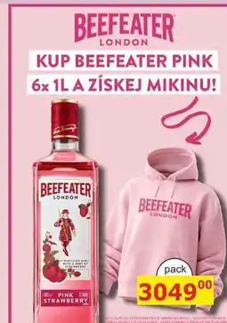BENE Nápoje Beefeater Pink 6x1L 37,5% nabídka