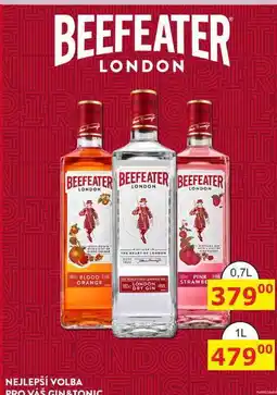 BENE Nápoje Beefeater London dry gin nabídka