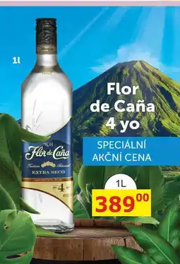 BENE Nápoje Flor de Caña 4 yo rum nabídka