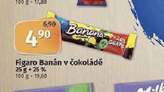 Coop Figaro banán v čokoládě nabídka
