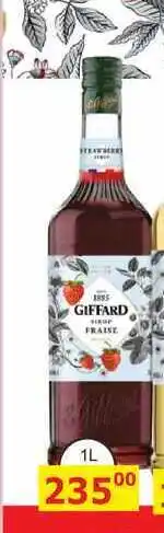 BENE Nápoje GIFFARD FRAISE nabídka