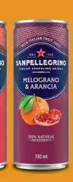 BENE Nápoje SANPELLEGRINO MELOGRANO & ARANCIA nabídka