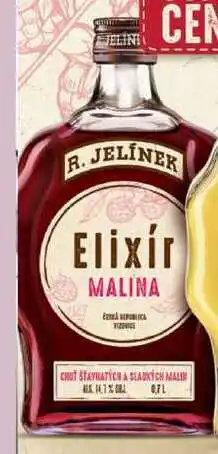 BENE Nápoje R. JELÍNEK Elixir Malina 0,7l 14,7% nabídka