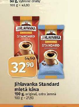 Coop Jihlavanka standard mletá káva nabídka