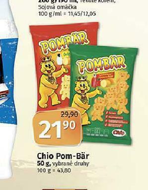 Coop Chio pom bär nabídka