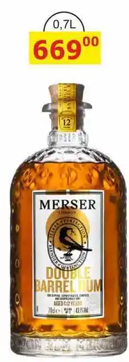 BENE Nápoje MERSER DOUBLE BARREL RUM AGED 12 YEARS nabídka