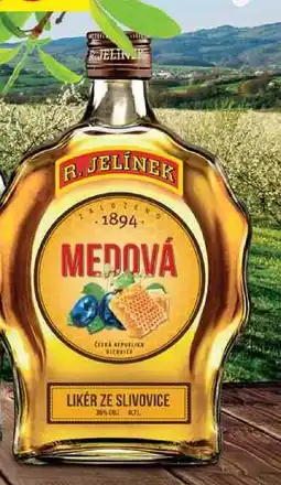 BENE Nápoje R. JELÍNEK Medová Slivovice Likér 0,7l 35% nabídka