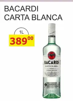 BENE Nápoje BACARDI CARTA BLANCA nabídka