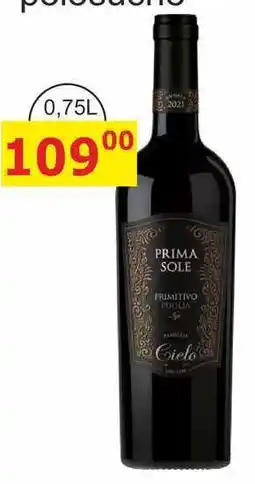 BENE Nápoje PRIMASOLE PRIMITIVO - ITÁLIE nabídka