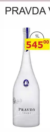 BENE Nápoje PRAVDA VODKA nabídka