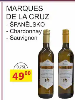 BENE Nápoje MARQUES DE LA CRUZ nabídka