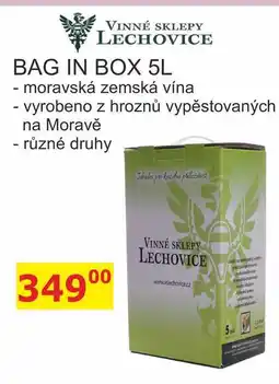 BENE Nápoje VINNÉ SKLEPY LECHOVICE BAG IN BOX nabídka