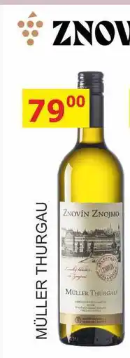 BENE Nápoje ZNOVÍN ZNOJMO 0,75l MÜLLER THURGAU nabídka