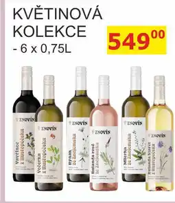 BENE Nápoje ZNOVÍN ZNOJMO 6 x 0,75L KOLEKCE KVĚTINOVÁ nabídka