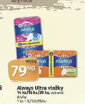 Always ultra vložky
