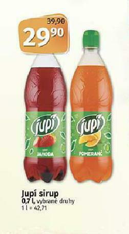 Coop Jupí sirup nabídka