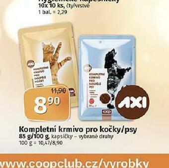Coop Axi kompletní krmivo pro kočky nabídka