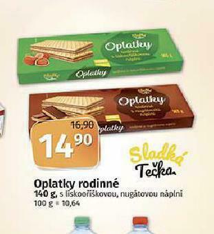 Coop Oplatky rodinné nabídka