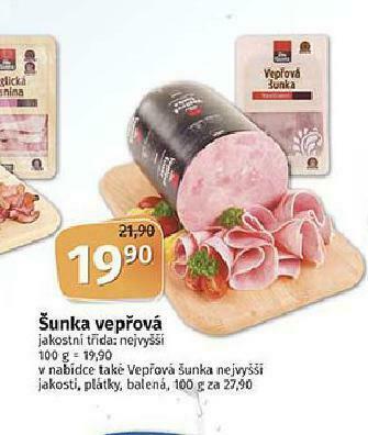 Coop Šunka vepřová nabídka