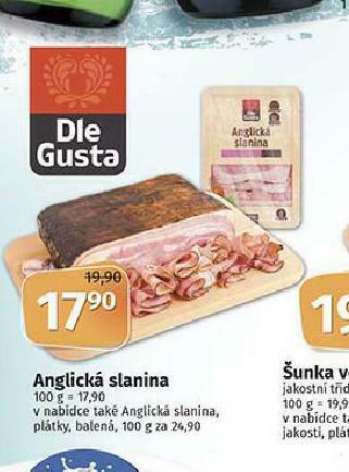 Coop Anglická slanina nabídka