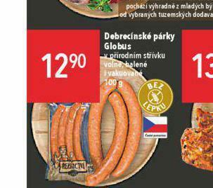 Globus Debrecínské párky nabídka