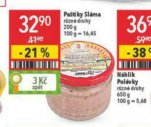 Globus Paštiky sláma nabídka