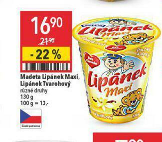 Globus Madeta lipánek maxi nabídka