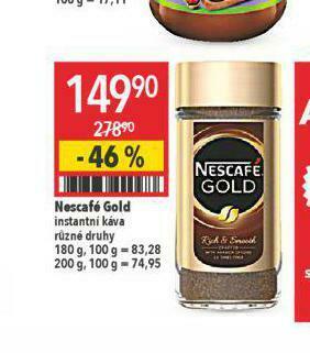 Globus Nescafé gold instantní káva nabídka