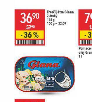 Globus Giana tresčí játra nabídka