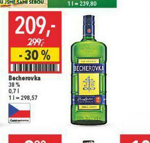Globus Becherovka nabídka
