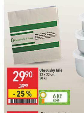 Globus Ubrousky bílé nabídka