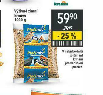 Globus Výživné zimní krmivo nabídka