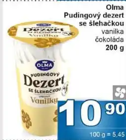 Jip Olma Pudingový dezert se šlehačkou nabídka