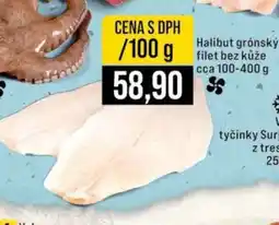 Jip Halibut grónský filet bez kůže nabídka
