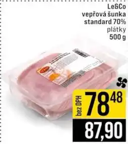 Jip Le&Co vepřová šunka standard 70% plátky 500 g nabídka