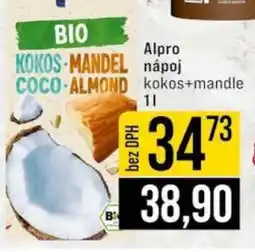 Jip Alpro nápoj kokos+mandle nabídka