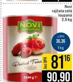 Jip Novi rajčata celá loupaná 2,5 kg nabídka