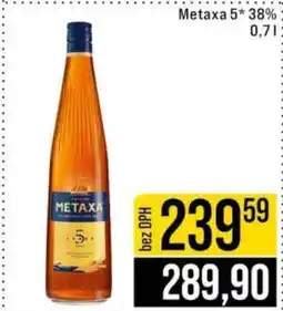 Jip Metaxa 5* 38% 0,7 l nabídka