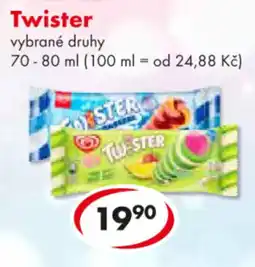 CBA Twister nabídka