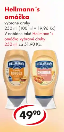 CBA HELLMANN'S Omáčka nabídka