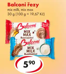 CBA BALCONI Řezy nabídka