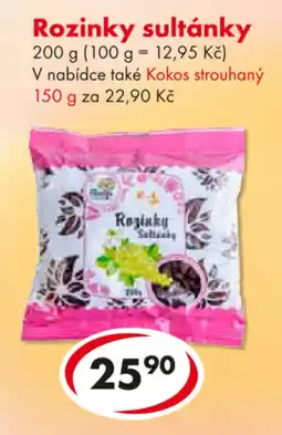 CBA Rozinky sultánky nabídka