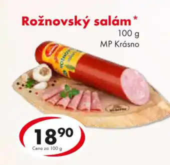 CBA Rožnovský salám nabídka