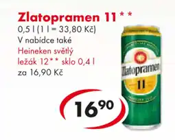 CBA Zlatopramen 11 nabídka